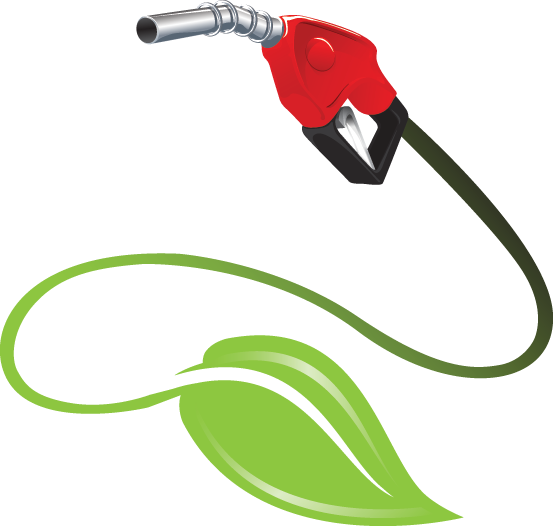 gas pump and leaf